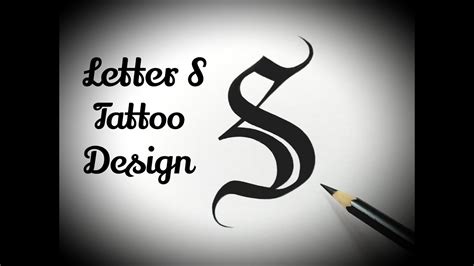 How to draw S letter tattoo designs Fancy letters Tattoo lettering ...