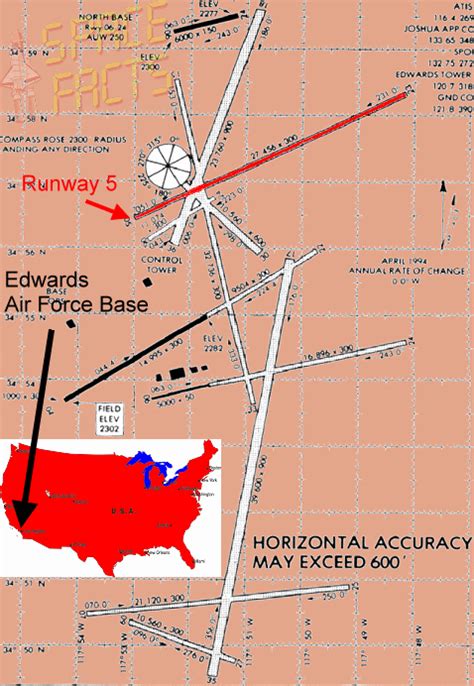 Edwards Air Force Base: Runway 5