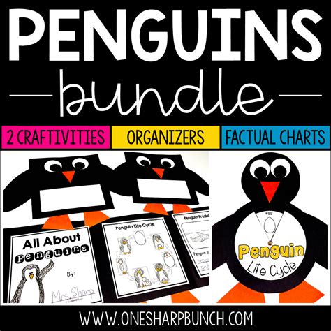 Penguins Bundle Penguin Craft Penguin Life Cycle | Printable Classroom ...