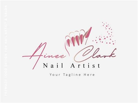 Nails Logo Nail Art Logo Nails Artist Salon Logo Nails - Etsy