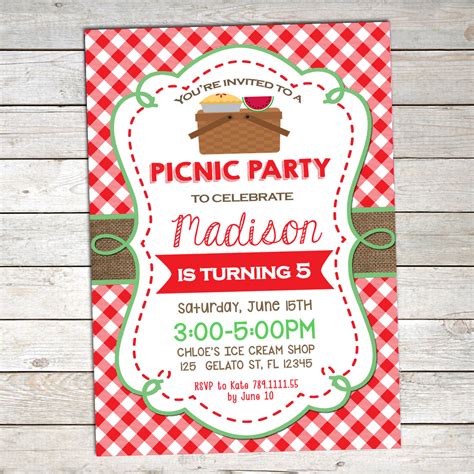 Picnic Invitation - 15+ Examples, Illustrator, Word, Pages, Photoshop ...