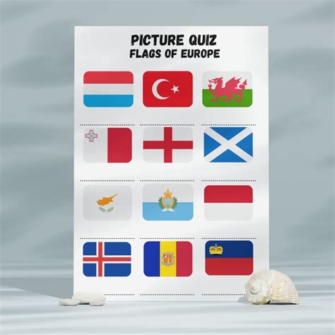 Flags of Europe Quiz Night Geography Quiz Europe Family Games Games ...