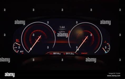 Dashboard on BMW 3. Dashboard Stock Photo - Alamy