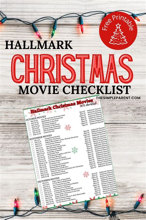 Hallmark Christmas Movies 2022 List Printable - Printable Word Searches