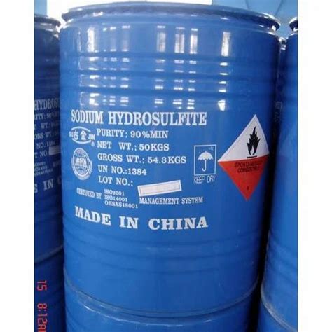 Reagent Grade Liquid Sodium Hydrosulphite, for Industrial, Packaging ...