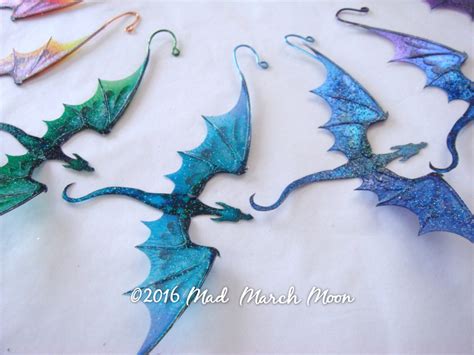 Iridescent Dragon Christmas Tree Decorations by...