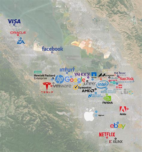 mapsontheweb | Geography map, Silicon valley, Map