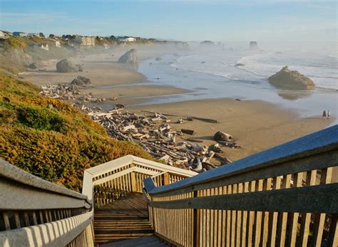 Beautiful Bandon Beach on the Oregon Coast