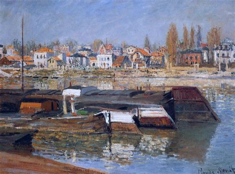 Seine at Asnieres - Claude Monet - WikiArt.org - encyclopedia of visual ...