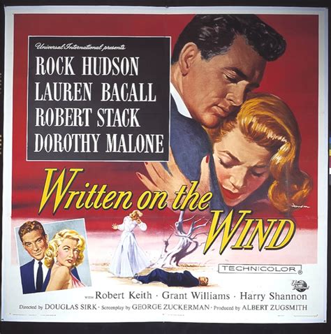 Original Written On The Wind (1956) movie poster in VF condition for ...