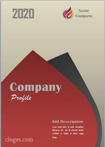 Cozy Company Profile Free Word Template