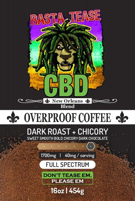 CBD New Orleans Blend Coffee - Rasta Tease Inc