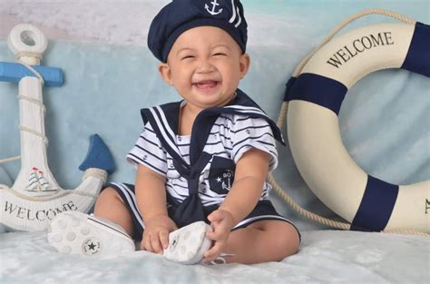 Baby boy costume -sailor, Babies & Kids, Babies & Kids Fashion on Carousell