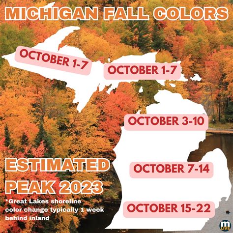 Fall Colors 2024 Map Michigan - Leona Ninetta