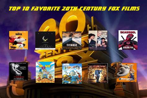 Top 10 20th Century Fox Movies by coralinefan4ever on DeviantArt