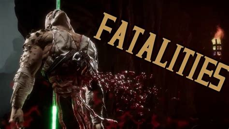 Mortal Kombat 11 FATALITIES - YouTube