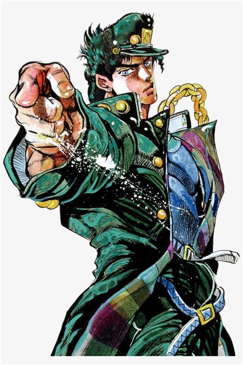 Jotaro Kujo - Jojo's Bizarre Adventure Jotaro Pose - 1115x1444 PNG ...