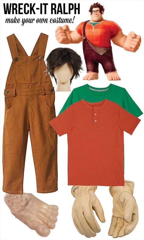 How to Make a DIY Wreck-It Ralph Costume for Halloween | Wreck it ralph ...