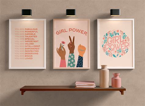 Feminist Poster Feminist Wall Art Feminist Art Print Girl | Etsy