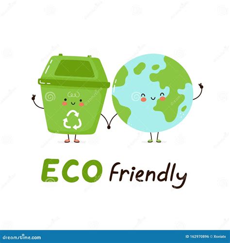 Happy Earth Character Vector Illustration | CartoonDealer.com #26498624