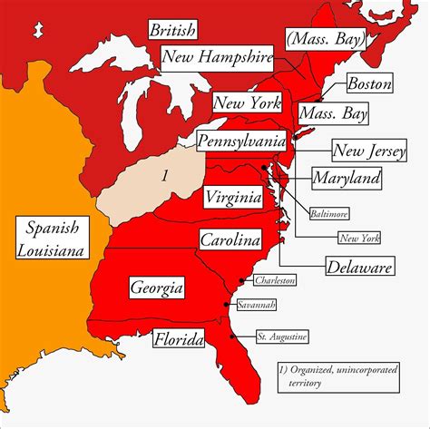 The American Colonies in 1800 : imaginarymaps