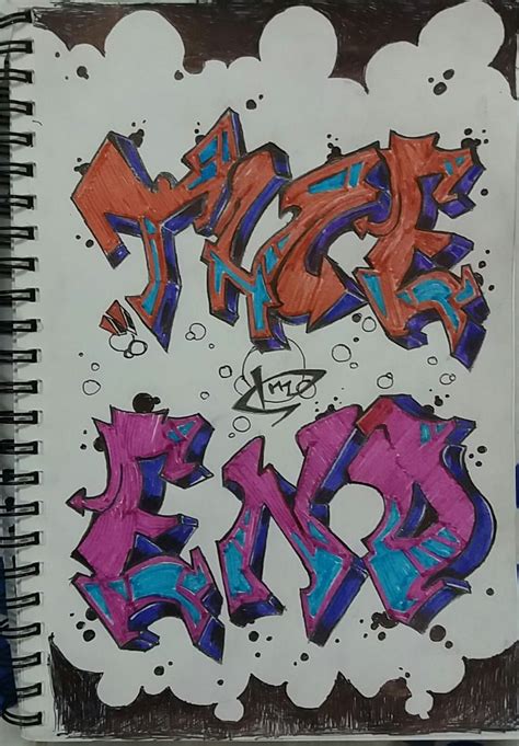 Artwork THE END drawing graffiti letters | Graffiti lettering, Graffiti ...