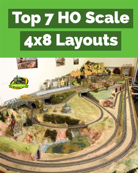 Top 7 HO Scale Train Layout 4x8 Photo Galleries | Model train layouts ...