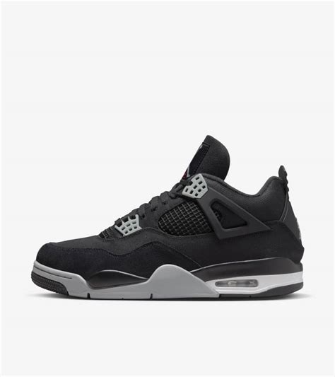 Air Jordan 4 'Black and Light Steel' (DH7138-006) Release Date. Nike SNKRS