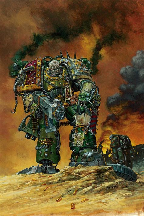 Classic Chaos Space Marine – WARHAMMER ART