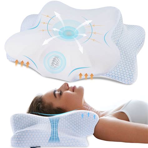 FAIORD Cervical Pillow Neck Pillow for Neck Pain Relief Contour ...