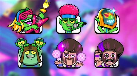 New Emotes - Clash Royale Season 45 New Update - YouTube