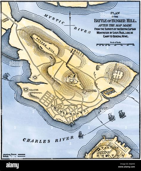 Maps Of Battle Of Bunker Hill