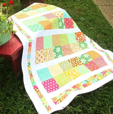 Easy Twin Size Quilt Patterns Free Quilt Pattern 'easy Bake' Uses A ...