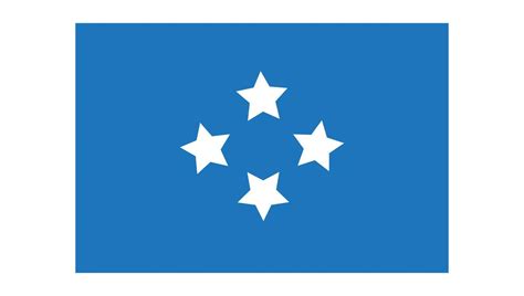 Micronesian flag, Micronesia Beautiful national flag. 11009305 Vector ...