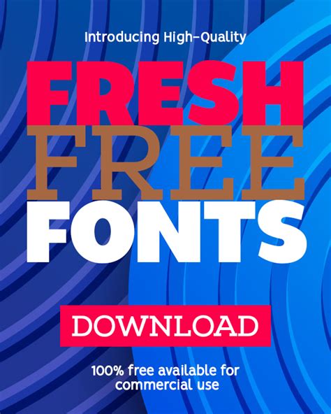 24 Fresh Free Fonts For Graphic Designers | Fonts | Graphic Design Junction