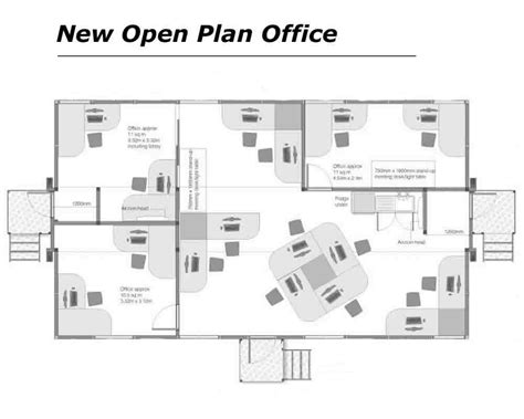 Modern Office Floor Plan - floorplans.click