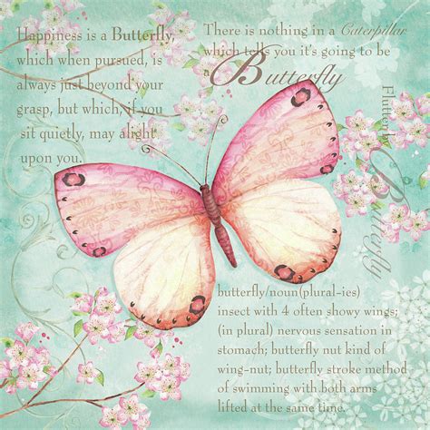 Pink Butterfly Painting by P.s. Art Studios | Fine Art America