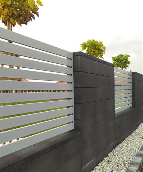 Modern Concrete Fence Design