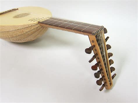 Descant Lute, 7-Course, Lacewood w/ CD & Tuning Chart | Reverb