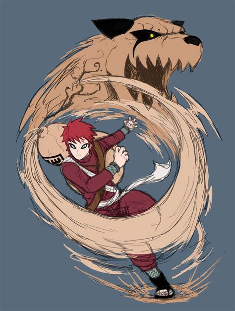 Tanuki by Fenrislord | Naruto shippuden anime, Naruto sasuke sakura, Gaara