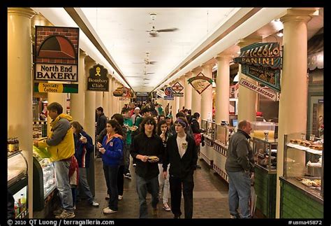 Picture/Photo: Food hall, Quincy Market Colonnade. Boston ...