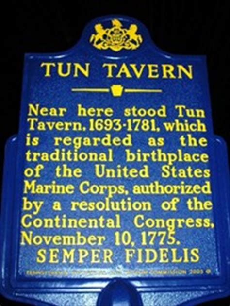 Tun Tavern - Pennsylvania Historical Markers on Waymarking.com