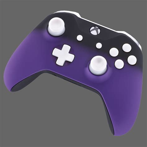 Xbox One Controller // Purple Shadow + White - Custom Controllers ...