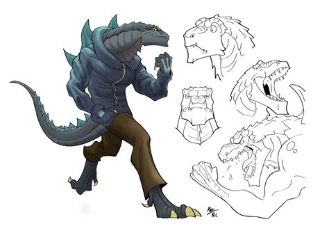 Mobzilla: Trying a New Artstyle with Zilla Jr. by NazRigar on DeviantArt