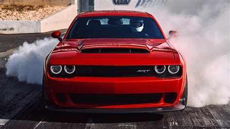 2018 Dodge Challenger SRT Demon Burnout Wallpaper - HD Car Wallpapers #7890