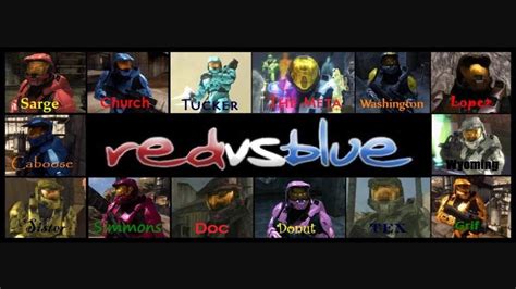 Top 10 best Red Vs Blue characters | Shooter Amino