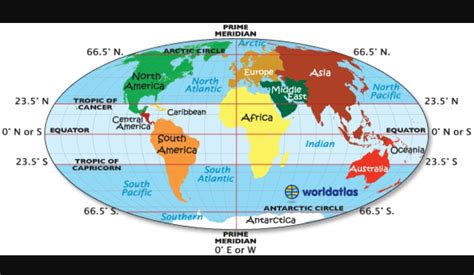 Best World Map Labeled Equator And Prime Meridian 2022 – World Map With ...