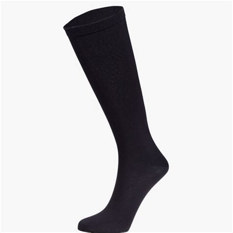 Opaque Ribbed Compression Trouser Socks for Women 1 Pair - MediPeds