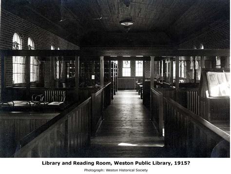 Weston Branch circa 1915. Originally the main floor of the Weston ...