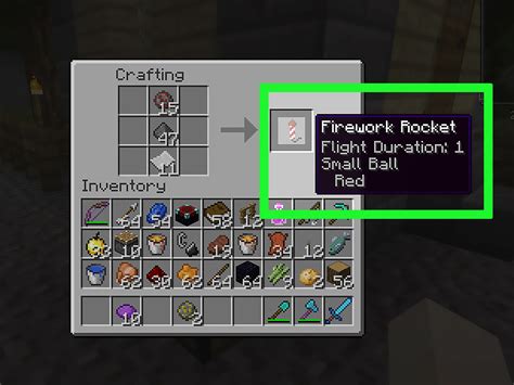 minecraft firework recipe | Deporecipe.co